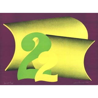 1972 Faith Brusca Untitled Signed Serigraph For Sale