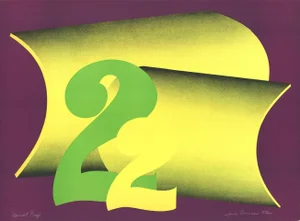 1972 Faith Brusca Untitled Signed Serigraph