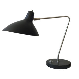 Vintage 1970s Black Desk Lamp For Sale