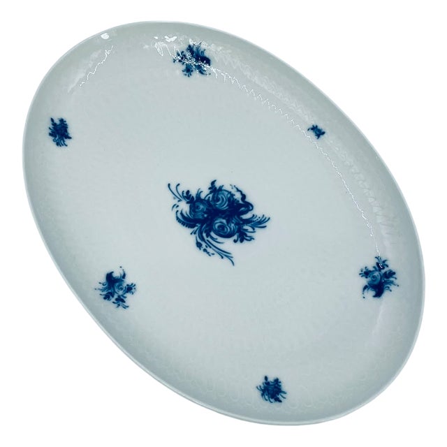 Blue Porcelain Romanze Platter from Rosenthal, 1966 For Sale
