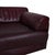 Leather Two-Seater Red Bordeaux Manual Function DS-76 Sofa from de Sede For Sale - Image 6 of 13