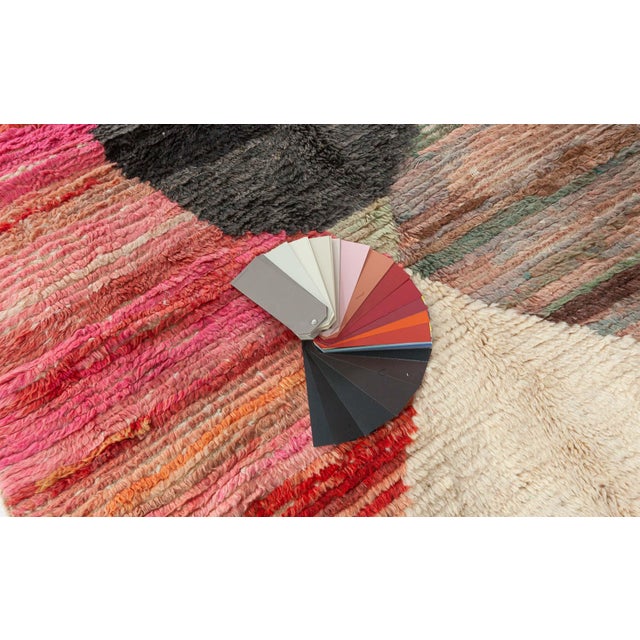 Contemporary Abstract Moroccan Wool Rug by Doris Leslie Blau For Sale In New York - Image 6 of 10