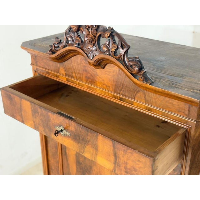 Antique Biedermeier Secretaire, 1880 For Sale - Image 5 of 14