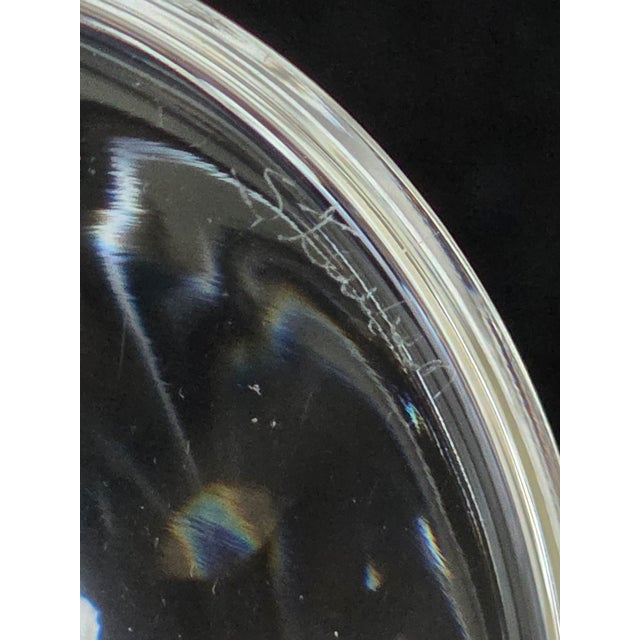 Late 20th C. Steuben Crystal Stork by Paul Schulze For Sale - Image 11 of 11