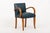 Antique Art Deco Maple Bentwood and Blue Leather Dining Chairs 1930s For Sale - Image 9 of 11