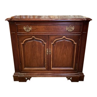 Vintage Thomasville Neo Colonial One Drawer Cupboard For Sale