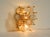 Gold Crystal Glass and Brass Wall Lamp from Kinkeldey, 1960s For Sale - Image 8 of 18