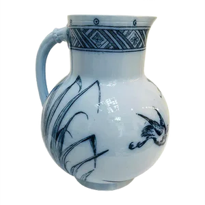 19th Century Light Blue Jug from Brown Westhead Moore and Co
