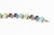 Late 20th Century Multicolored Gemstone and Sterling Silver Link Bracelet For Sale - Image 5 of 14