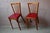 Vintage Bistro Chairs with Spindles and Imitation Leather Seats from Baumann, 1980s, Set of 2 For Sale - Image 14 of 14