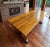 Monumental 10-Foot Arts & Crafts Sculptural Solid Walnut Trestle Dining Table This monumental, collector-grade 10-foot...