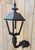 Antique Square Cast Iron Wall Lantern For Sale - Image 4 of 4