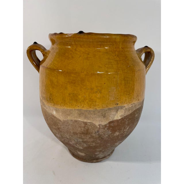 1890s Antique French Drip Glazed Confit Pot Jar For Sale - Image 6 of 18