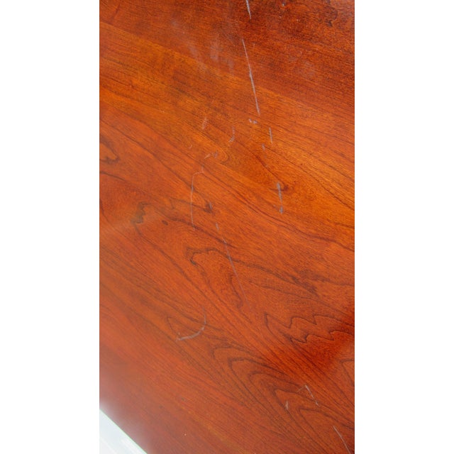 Wood 1980s Pennsylvania House Pa House Cherry King Size Poster Bed Designer For Sale - Image 7 of 11