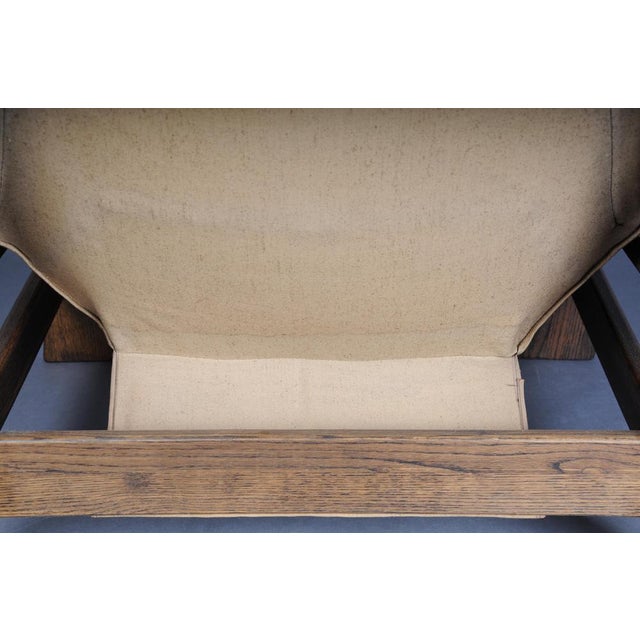 Vintage Lounge Chairs in Leather and Oak from Maison Regain, France, 1960s, Set of 2 For Sale - Image 12 of 18