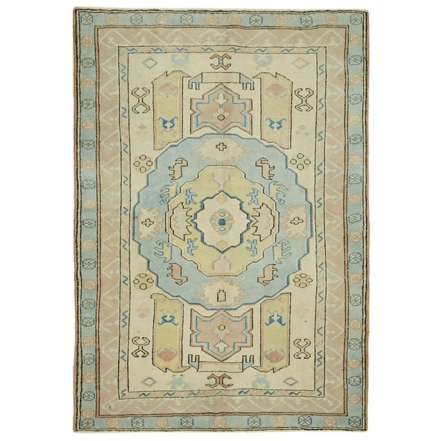 Textile Anatolian Handmade Rug For Sale - Image 7 of 7