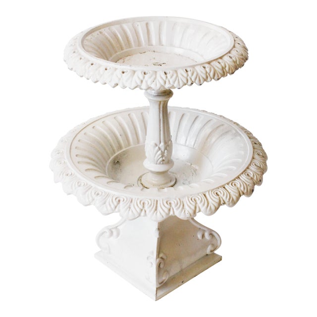 Petite French Garden Planter/Cast Iron For Sale