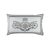 Lili Alessandra Paris Rectangle Pillow White Steel For Sale - Image 11 of 15