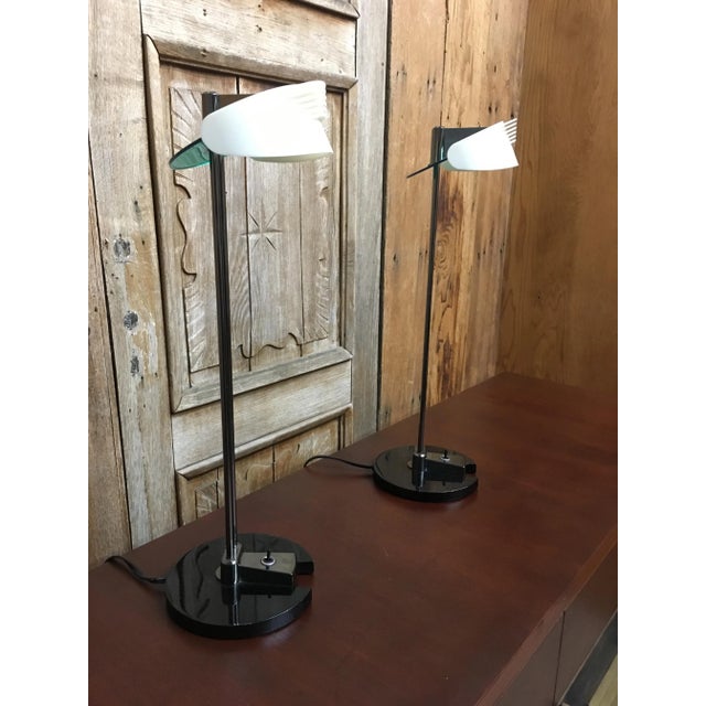 Fritz Table Lamps by Perry King & Santiago Miranda for Arteluce-A Pair For Sale - Image 9 of 12
