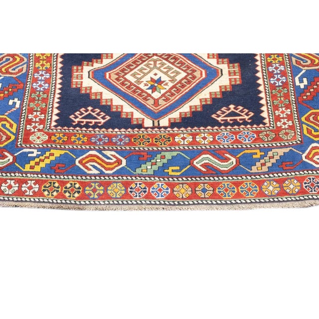 Antique Shirvan Rug 3'11'' x 6'3'' For Sale - Image 10 of 12