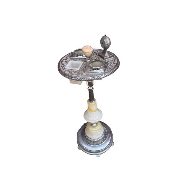 Mid 20th Century Vintage Art Deco Floor Smoking Stand Ashtray For Sale - Image 5 of 8