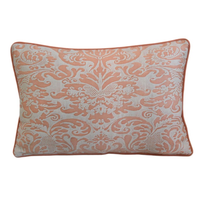 French Provincial Mariano Fortuny Sevigne Italian Botanical Feather/Down Pillow For Sale - Image 3 of 6