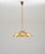 Swedish Modern pendant in brass, designed by Harald Notini and manufactured by Böhlmarks, Sweden, 1940s. This impressive...