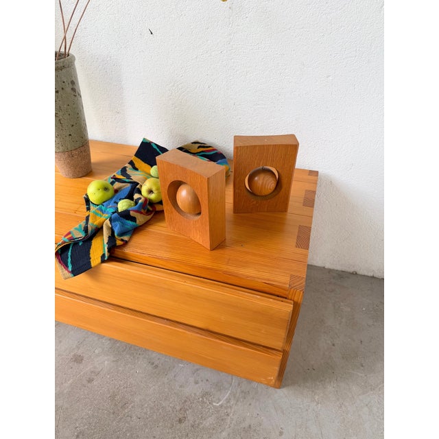 Constructivist Wooden Bookends, 1970s, Set of 2 For Sale - Image 3 of 18