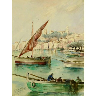 Gaston Coursaget, Bay of Cannes For Sale