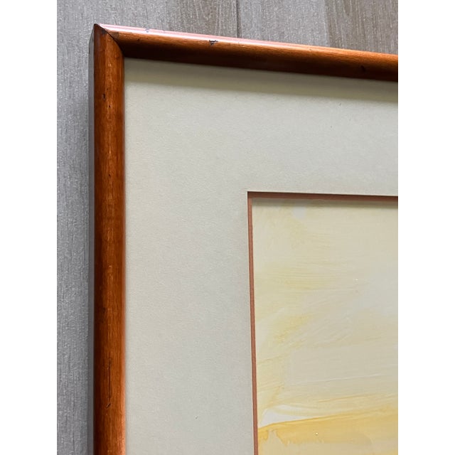 William Hoey Original Mixed Media on Paper, Signed and Framed, Mid 20th Century For Sale - Image 9 of 10