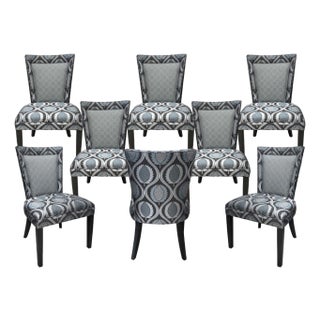 Contemporary Jessica Charles Colette Dining Chairs - Set of 8 For Sale