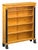 Early 20th Century Biedermeier Open Bookcases of Curly Maple With Ebonized Columns - Two Available For Sale - Image 5 of 16