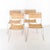 Mid-Century Modern Wicker and Chrome Chairs, 1980s, Set of 4 For Sale - Image 3 of 14