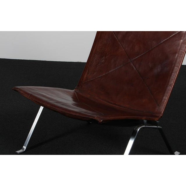 E. Kold Christensen PK22 Lounge Chair in Leather attributed to Poul Kjærholm for E. Kold Christensen, 1970s For Sale - Image 4 of 11
