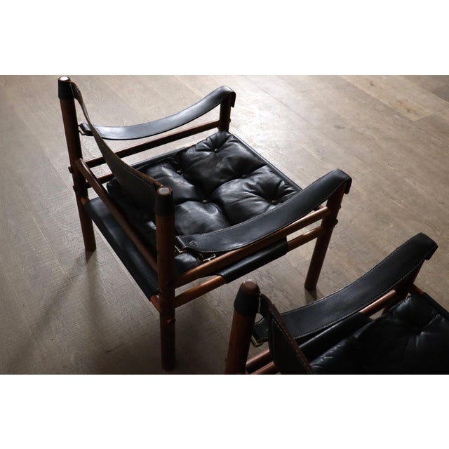 Sirocco Easy Chairs by Arne Norell for Norell AB, Sweden, 1970s, Set of 2 For Sale - Image 9 of 16