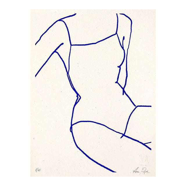 Female Silhouette - Limited Edition Screen Print For Sale