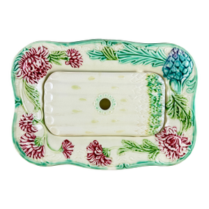 1910s Salins-Les-Bains Asparagus & Artichoke Server Drainer