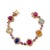 Bochic “Capri” Ruby & Multi Color Gem & Sapphire Bracelet Set 18K Gold & Silver For Sale In New York - Image 6 of 7