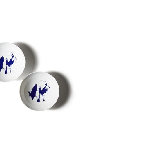 Charlotte Perriand Neige Plates by Charlotte Prerriand for Cassina, Set of 2 For Sale - Image 4 of 13