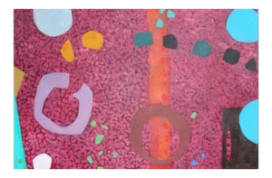 Phillip Alder Red Granite. Contemporary Abstract Oil Painting 2009