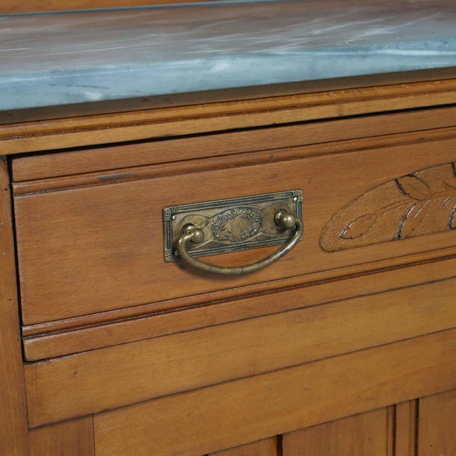 Italian Art Nouveau Vanity Cabinet For Sale - Image 6 of 12