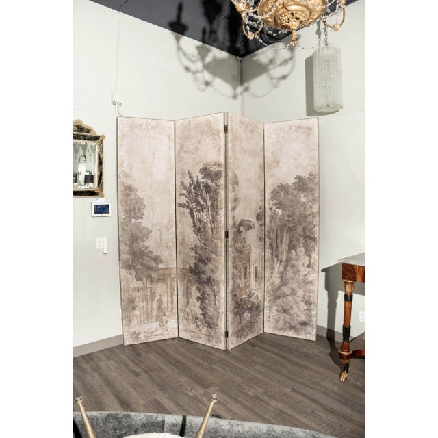 1980s Italian Neoclassical Style Screen or Room Divider Chairish