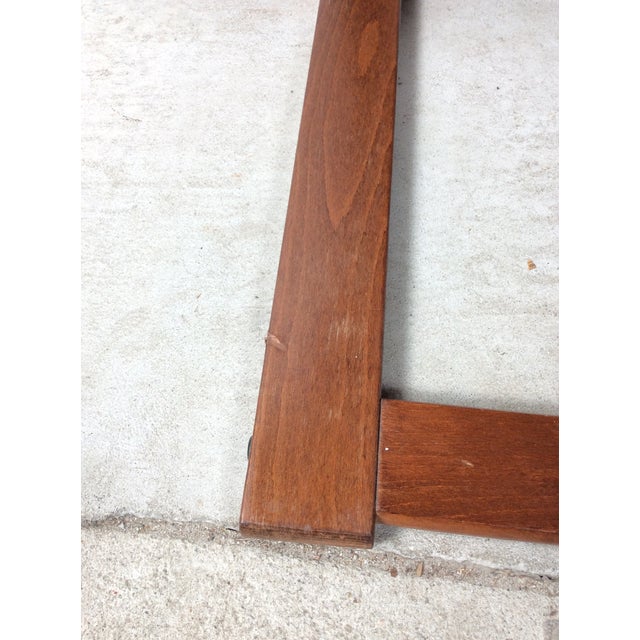 Mid Century Modern Style Bentwood Lounge Chair With Leather Seat and Cantilever Base For Sale - Image 18 of 18