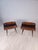 Mid-Century Italian Bedside Tables with Double Glass Tops, 1950s, Set of 2 For Sale - Image 13 of 18