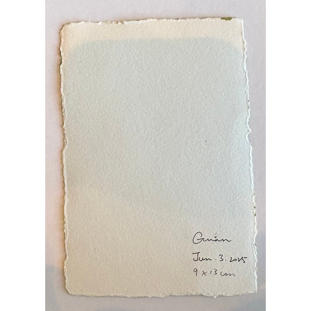 2025 Painting of Green Woods, Clearing, and Meadow on a Warm Day in Vintage Gold Frame For Sale - Image 12 of 12