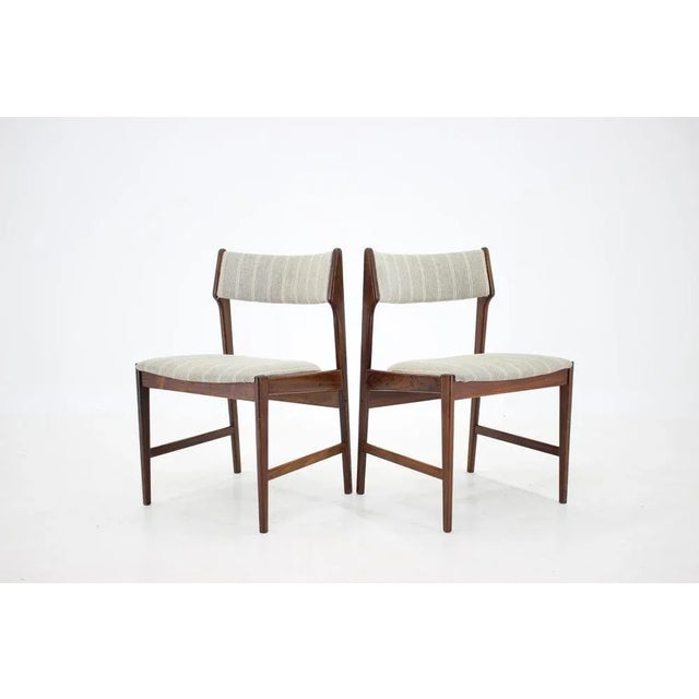 Beige Solid Rosewood Dining Chairs by Erich Buch, Denmark, 1960s, Set of 6 For Sale - Image 8 of 16
