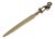 English Brass Soldier Letter Opener For Sale