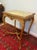 Wood Antique French Louis XVI-Style Giltwood Side Table With Natural Green Onyx Top For Sale - Image 7 of 10