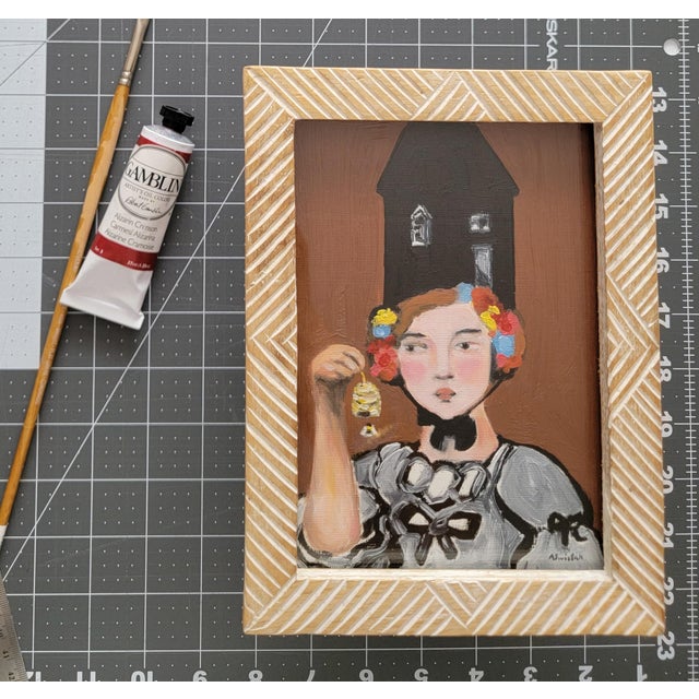 2020s Beekeepers Daughter Inseparable Iiiv Mid Century Modern Portraits by Alexandra Swistak For Sale - Image 5 of 7