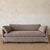 Rudin Sofa Slip Covered by Bloom Home – Fawn For Sale - Image 10 of 11